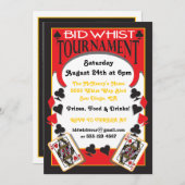 Uitnodiging tot het indienen van biedende Whist To (Voorkant / Achterkant)