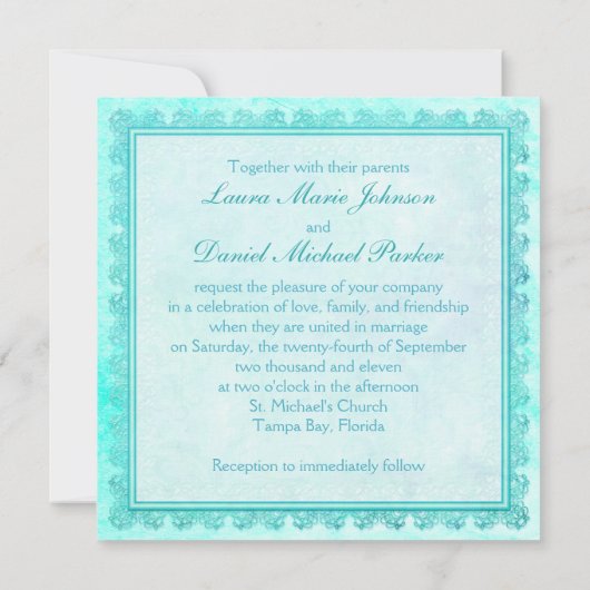 Uitnodiging tot het indienen van blauwe en groene  (Achterkant)