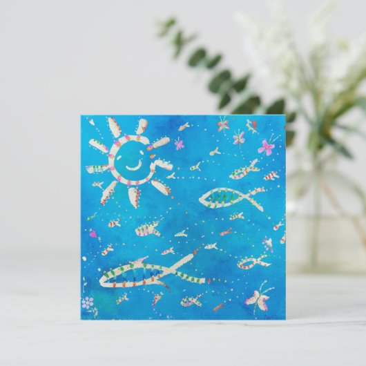 Uitnodiging tot het indienen van "blauwe vis" (Staand voorkant)