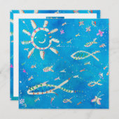 Uitnodiging tot het indienen van "blauwe vis" (Voorkant / Achterkant)