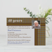 Uitnodiging tot het indienen van boetes in bruine (Staand voorkant)