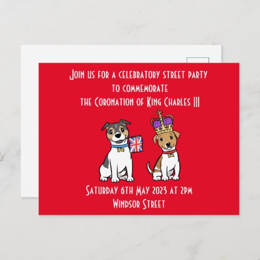 Uitnodiging tot het indienen van Briefkaarten van  (Voorkant / Achterkant)