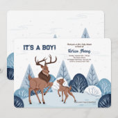 Uitnodiging tot het indienen van buck en Son Baby  (Voorkant / Achterkant)