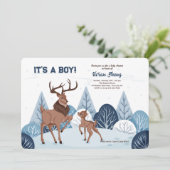 Uitnodiging tot het indienen van buck en Son Baby  (Staand voorkant)