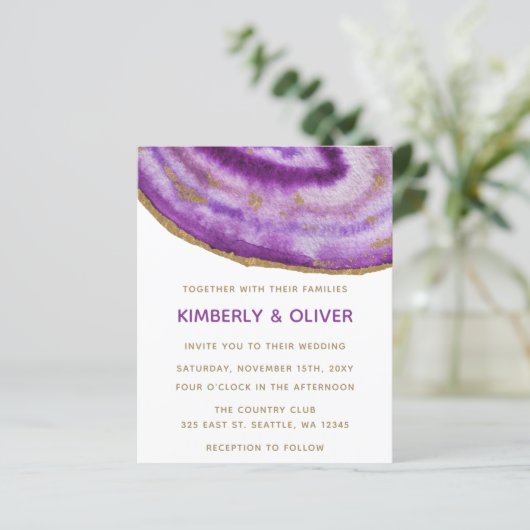 Uitnodiging tot het indienen van budgettaire Paars (Staand voorkant)