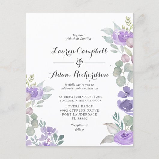 Uitnodiging tot het indienen van budgettaire Paars (Voorkant)