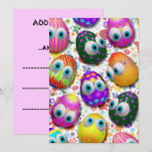 Uitnodiging tot het indienen van Cartoons voor paa (Voorkant / Achterkant)