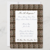  uitnodiging tot het indienen van chocolade-papier (Achterkant)