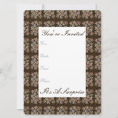  uitnodiging tot het indienen van chocolade-papier (Voorkant)