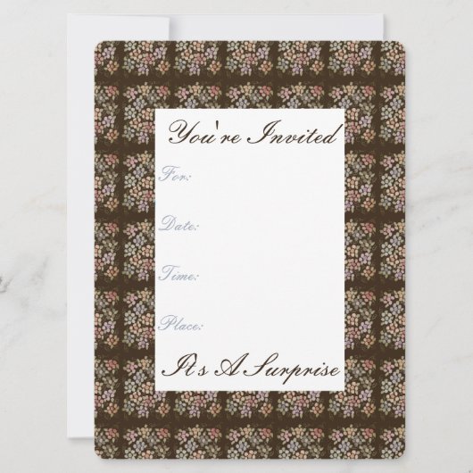  uitnodiging tot het indienen van chocolade-papier (Voorkant)