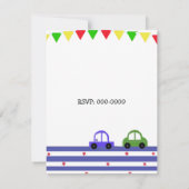 Uitnodiging tot het indienen van Cute Racing Zar (Achterkant)