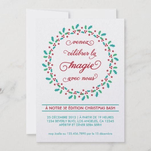 Uitnodiging tot het indienen van de vacances de gu (Voorkant)