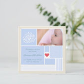 Uitnodiging tot het indienen van een baby (Staand voorkant)