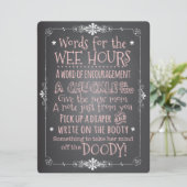 Uitnodiging tot het indienen van een Baby shower-i (Staand voorkant)