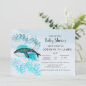 Uitnodiging tot het indienen van een Baby shower v (Staand voorkant)