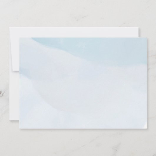 Uitnodiging tot het indienen van een Baby shower v (Achterkant)