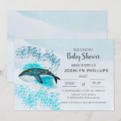 Uitnodiging tot het indienen van een Baby shower v (Voorkant / Achterkant)