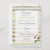 Uitnodiging tot het indienen van een blauwe en gou (Achterkant)