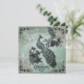  uitnodiging tot het indienen van een blauwe ontwe (Staand voorkant)