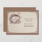 Uitnodiging tot het indienen van een bruine of tra (Voorkant / Achterkant)