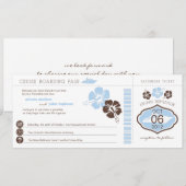 Uitnodiging tot het indienen van een cruise-boardi (Voorkant / Achterkant)