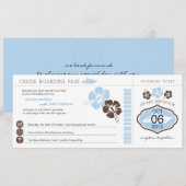 Uitnodiging tot het indienen van een cruise-boardi (Voorkant / Achterkant)