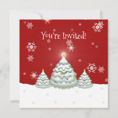 Uitnodiging tot het indienen van een kerstboom met (Voorkant)