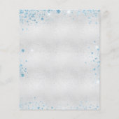 Uitnodiging tot het indienen van een kerstfeestdag flyer (Achterkant)