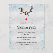 Uitnodiging tot het indienen van een kerstfeestdag flyer (Voorkant)