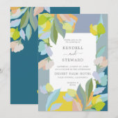 uitnodiging tot het indienen van een kleurrijke Fl (Voorkant / Achterkant)