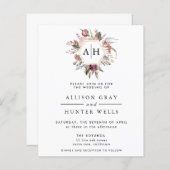 Uitnodiging tot het indienen van een mosterd Roos (Voorkant / Achterkant)