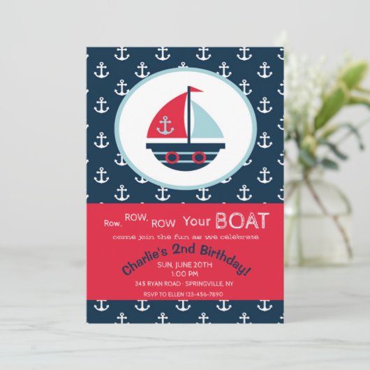 Uitnodiging tot het indienen van een noodgeval (Staand voorkant)