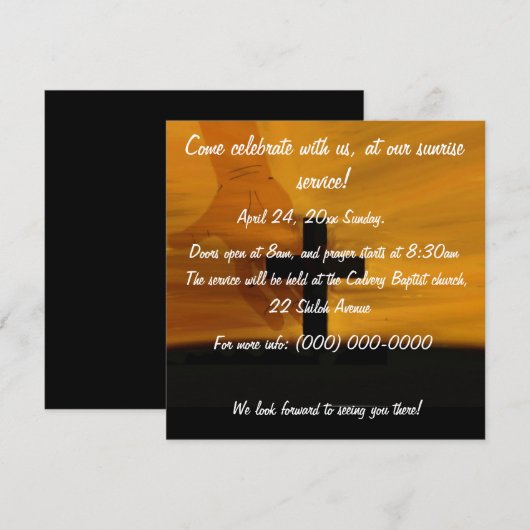 Uitnodiging tot het indienen van een noodoproep (Voorkant / Achterkant)