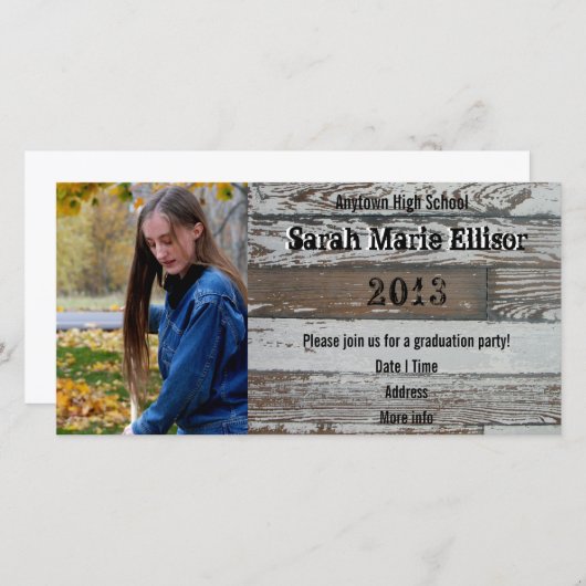 Uitnodiging tot het indienen van een oude Afstuder (Voorkant / Achterkant)