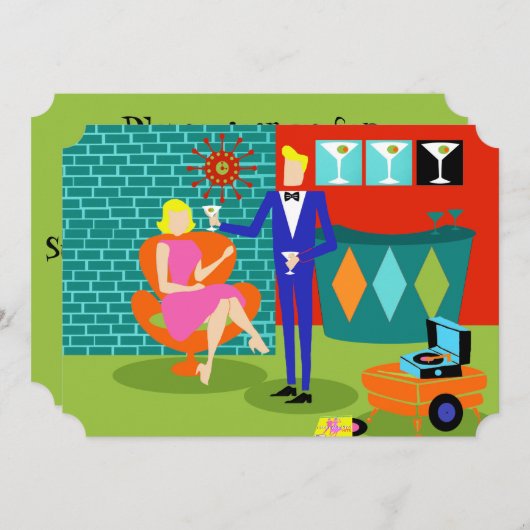  uitnodiging tot het indienen van een paar vragen (Voorkant / Achterkant)