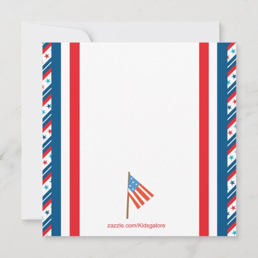 Uitnodiging tot het indienen van een Patriottisch  (Achterkant)