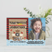 Uitnodiging tot het indienen van een piratenpartij (Staand voorkant)