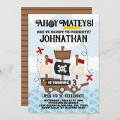 Uitnodiging tot het indienen van een piratenpartij (Voorkant / Achterkant)