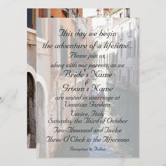 Uitnodiging tot het indienen van een uitnodiging v (Voorkant / Achterkant)