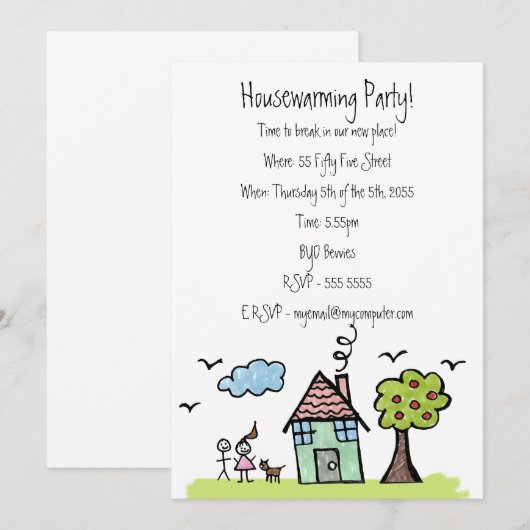 Uitnodiging tot het indienen van een verzoek van d (Voorkant / Achterkant)