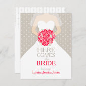 Uitnodiging tot het indienen van een vrijgezellenf (Voorkant / Achterkant)