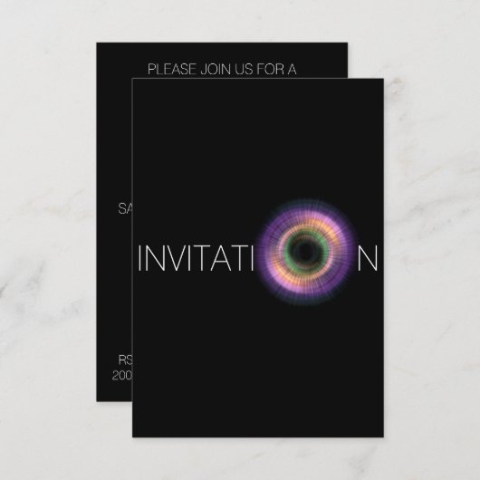 Uitnodiging tot het indienen van evenementenverras (Voorkant / Achterkant)