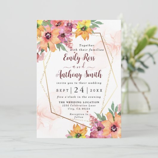 uitnodiging tot het indienen van geel, Oranje en r (Staand voorkant)