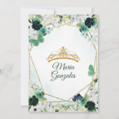 Uitnodiging tot het indienen van groene en gouden  (Achterkant)