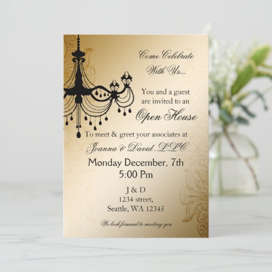 Uitnodiging tot het indienen van handelaars Gold e (Staand voorkant)