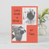 Uitnodiging tot het indienen van Happy Hour Social (Staand voorkant)