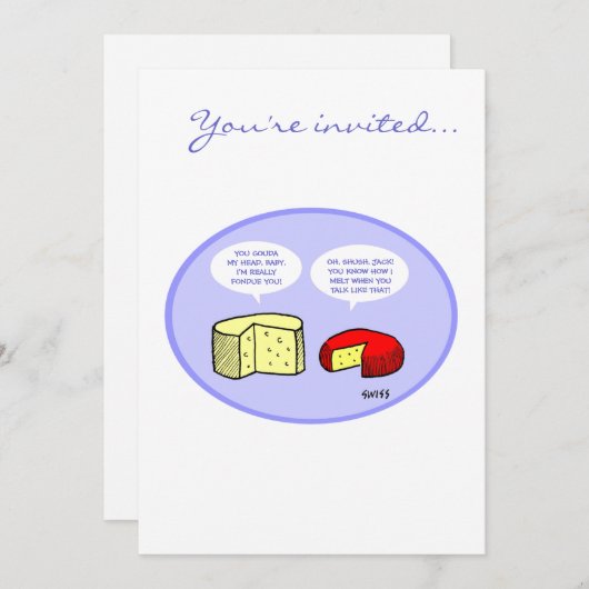 Uitnodiging tot het indienen van Humoureuze Cartoo (Voorkant / Achterkant)