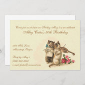 uitnodiging tot het indienen van katten (Voorkant / Achterkant)