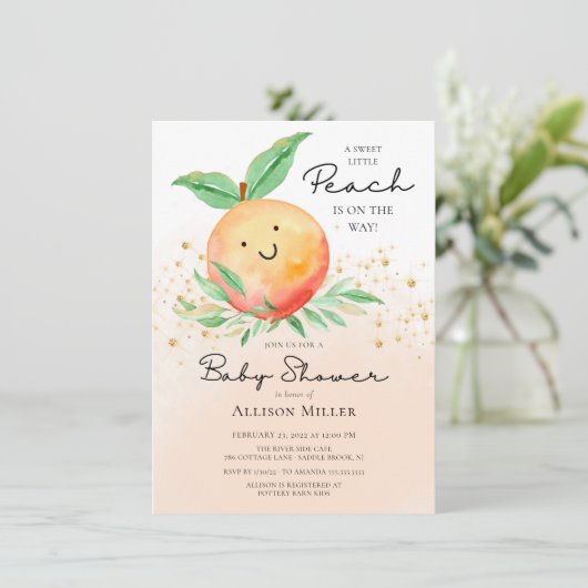 Uitnodiging tot het indienen van kleine kleine Bab (Staand voorkant)