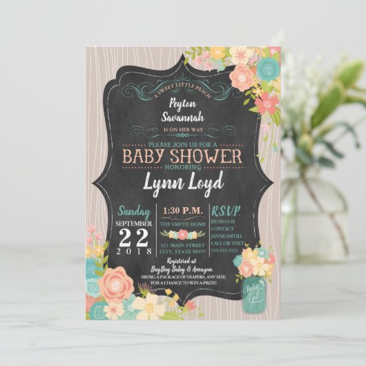 Uitnodiging tot het indienen van kleine kleine Bab (Staand voorkant)